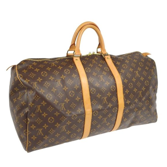Louis Vuitton Keepall 55 Travel Duffle Handbag Monogram - Picture 9 of 9